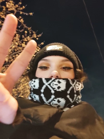 Шарф женский мужской Зимний вязаный с Черной Бахромой |