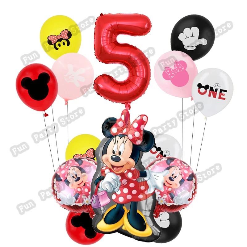 Фольгированные воздушные шары Микки Маус и Минни 1 комплект | Дом сад