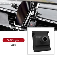 car mobile phone holder for peugeot 5008 air vent gps 360 degree rotation interior cell stand car accessories smartphone holder