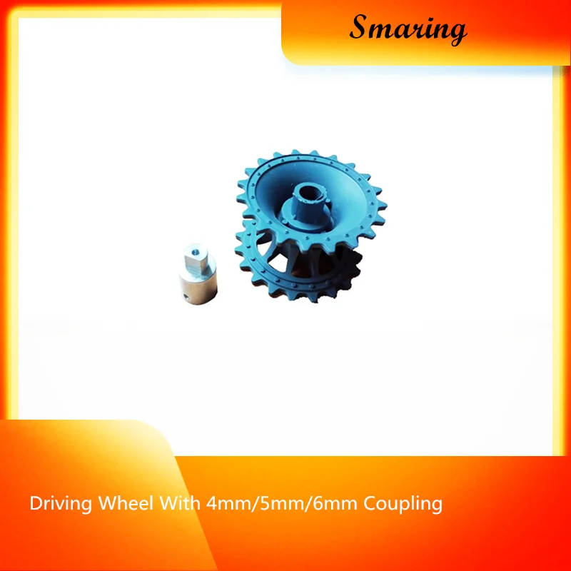 Управляющее колесо с 4 мм/5 мм/6 мм муфтой для робота танка шасси автомобиля Diy Rc