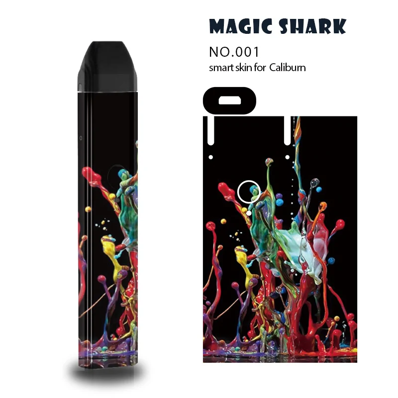 Модный чехол-наклейка с рисунком дракона орангутана и камня 2.5D для Uwell Caliburn |