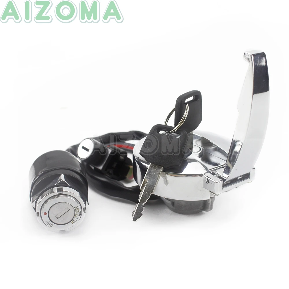 Мотоцикл масляный топливный бак газовый переключатель зажигания Крышка замка