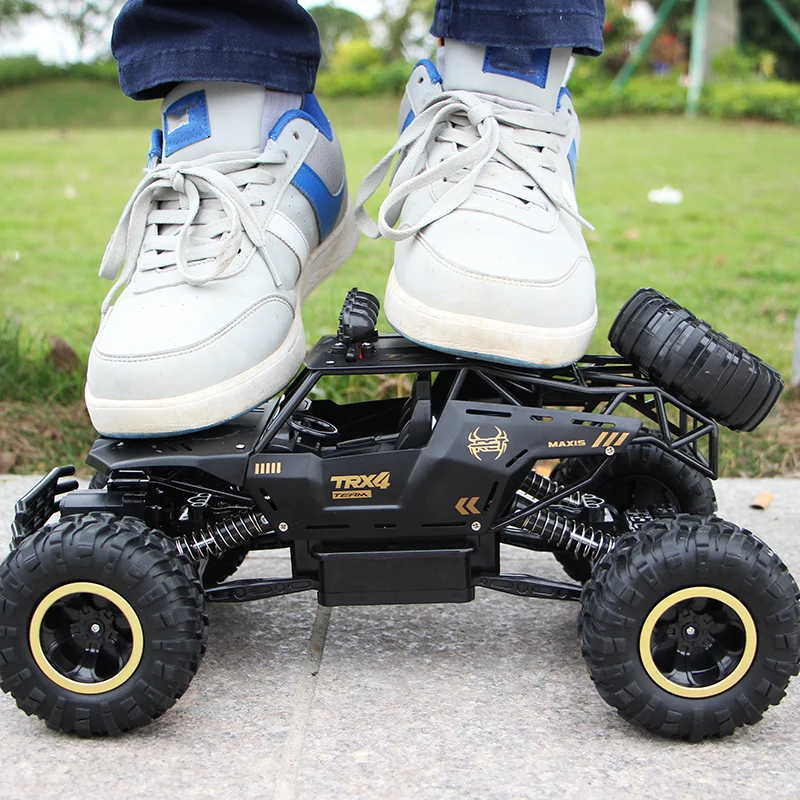Радиоуправляемая машина 4WD 2,4 GHz альпинистская машина 4x4 двойные двигатели Bigfoot автомобиль пульт дистанционного управления модель внедорожника игрушка
