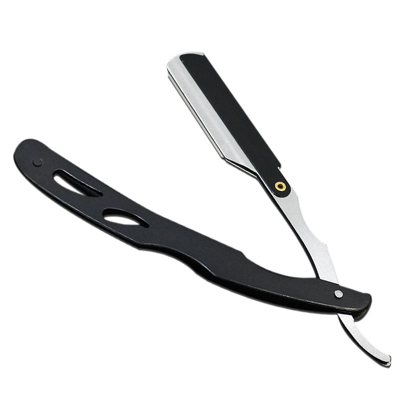 Мужская бритва парикмахерские инструменты и лезвия античный черный складной нож