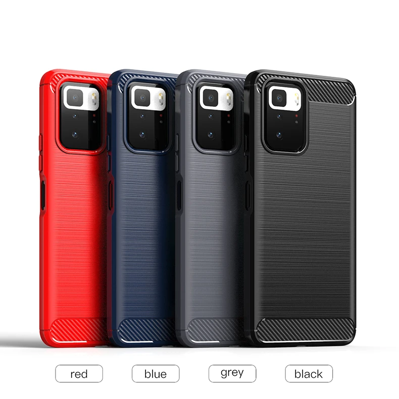 For Xiaomi Poco X3 GT Case Silicone Soft for Xiaomi Poco X3 GT Cover TPU Rubber Fiber Drawing Slim Case For Xiaomi Poco X3 GT