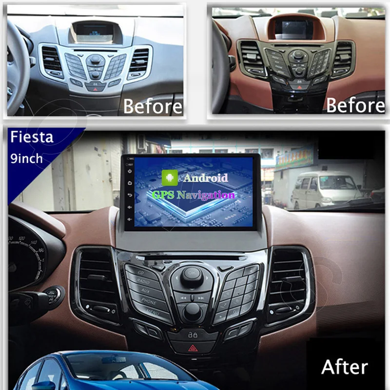 Android четырехъядерный головное устройство Радио мультимедийный плеер навигация