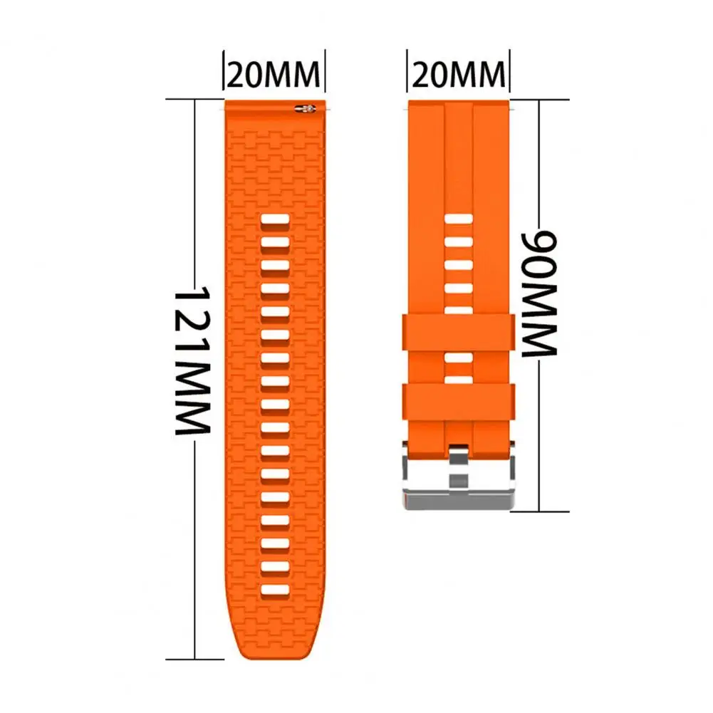 

Watch Band Waterproof Perfect Silicone 20mm Wristband Strap Watch Accessories for Huawei Watch GT Series Wristwatch Band