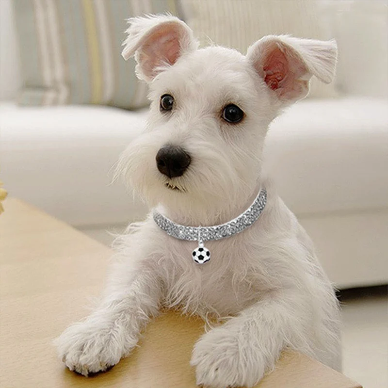 Распродажа-ожерелье для домашних животных ошейник кулон в виде футбола ожерелье