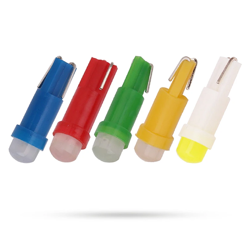 

1000x T5 LED 12516 W1.2W Car Interior Dashboard Gauge Instrument Ceramic Auto Side Wedge Light Lamp Bulb