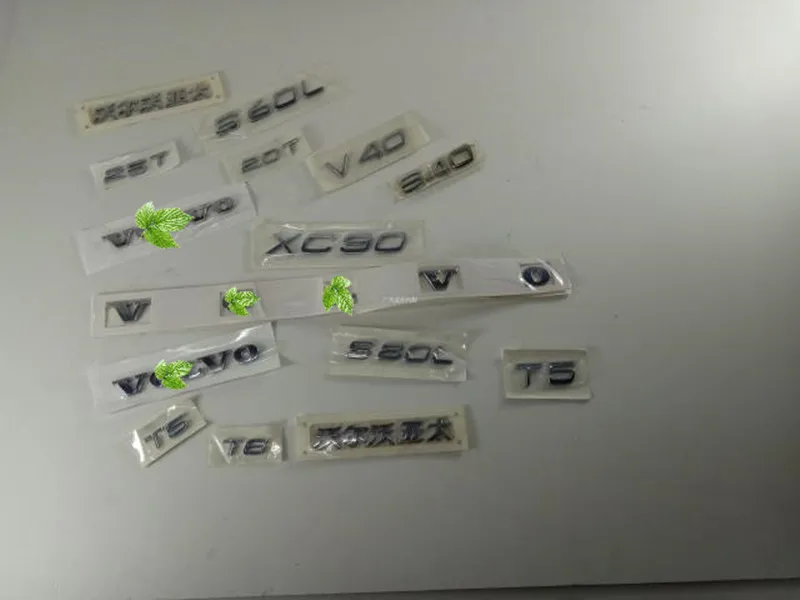 Крышка багажника автомобиля с логотипом из АБС-пластика для VOLVO S60 S60L XC90 XC60 V60 V40 S80