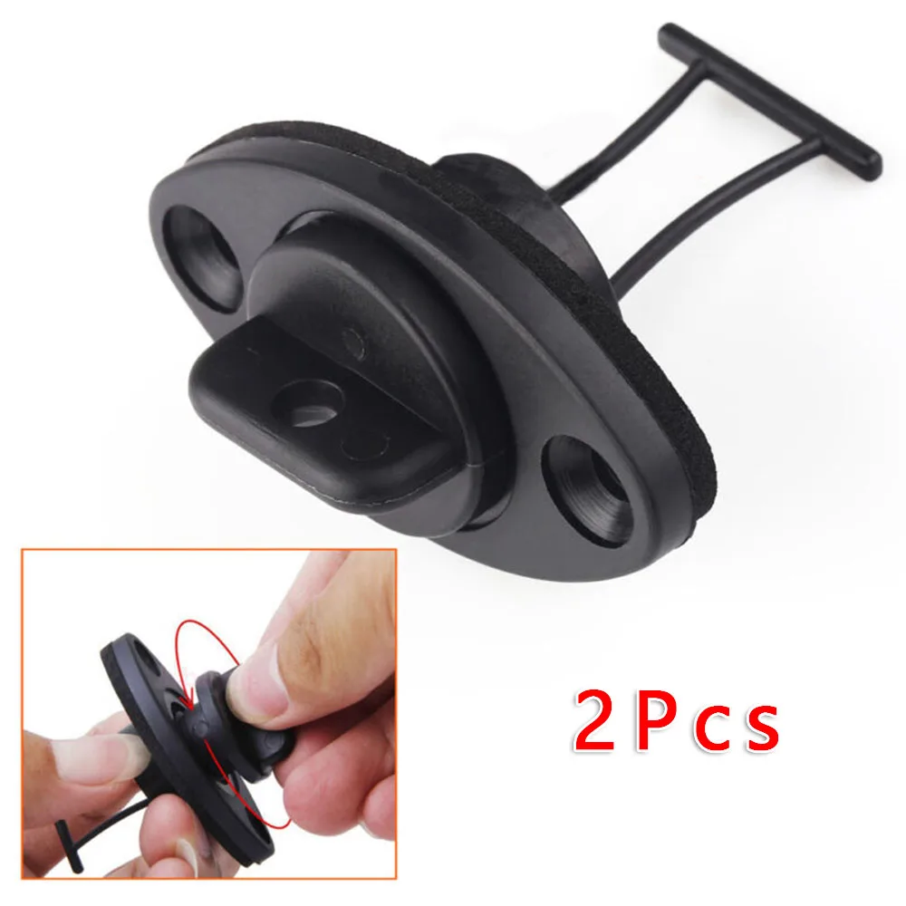 

2Pcs Universal Canoe Kayak Boat Thread Drain Plugs Kit & 4 Screws Kayak Canoes Boat Stop Water Infiltration Water Out PP Fish