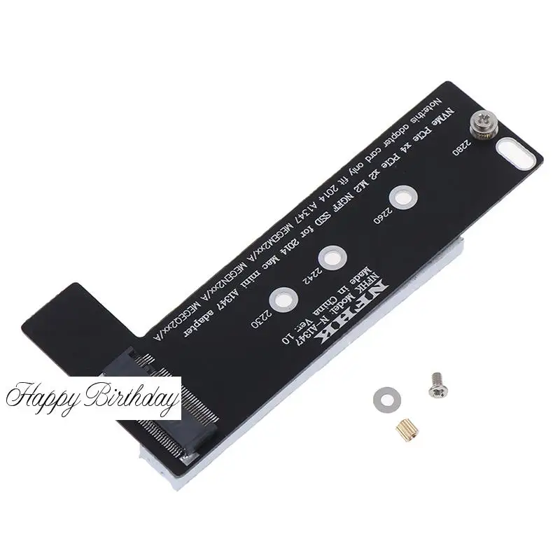 

1 X Converter Card Adapter With Screw PCI-Ex4 M.2 NGFF NVME AHCI SSD Converter Card Adapter For 2014macbook Mini A1347 Wholesale