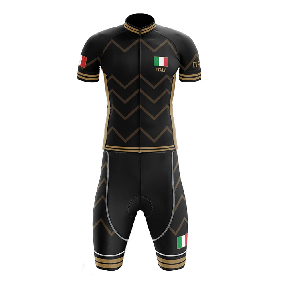 Итальянская велосипедная майка костюм для велоспорта Быстросохнущий мужской
