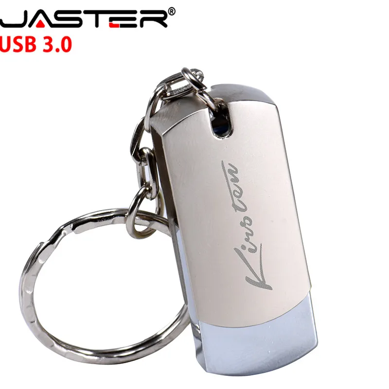 Металлический флип-накопитель JASTER laser на заказ USB 3 0 флэш-накопитель usb 128 ГБ 64 16 32 4