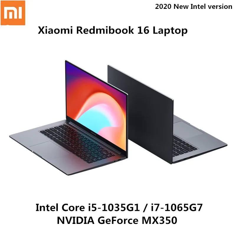 Xiaomi RedmiBook 16 ноутбук 1 дюймов процессор Intel Core i7-1065G7 NVIDIA MX350 Гб DDR4 512 ГБ SSD HD большой