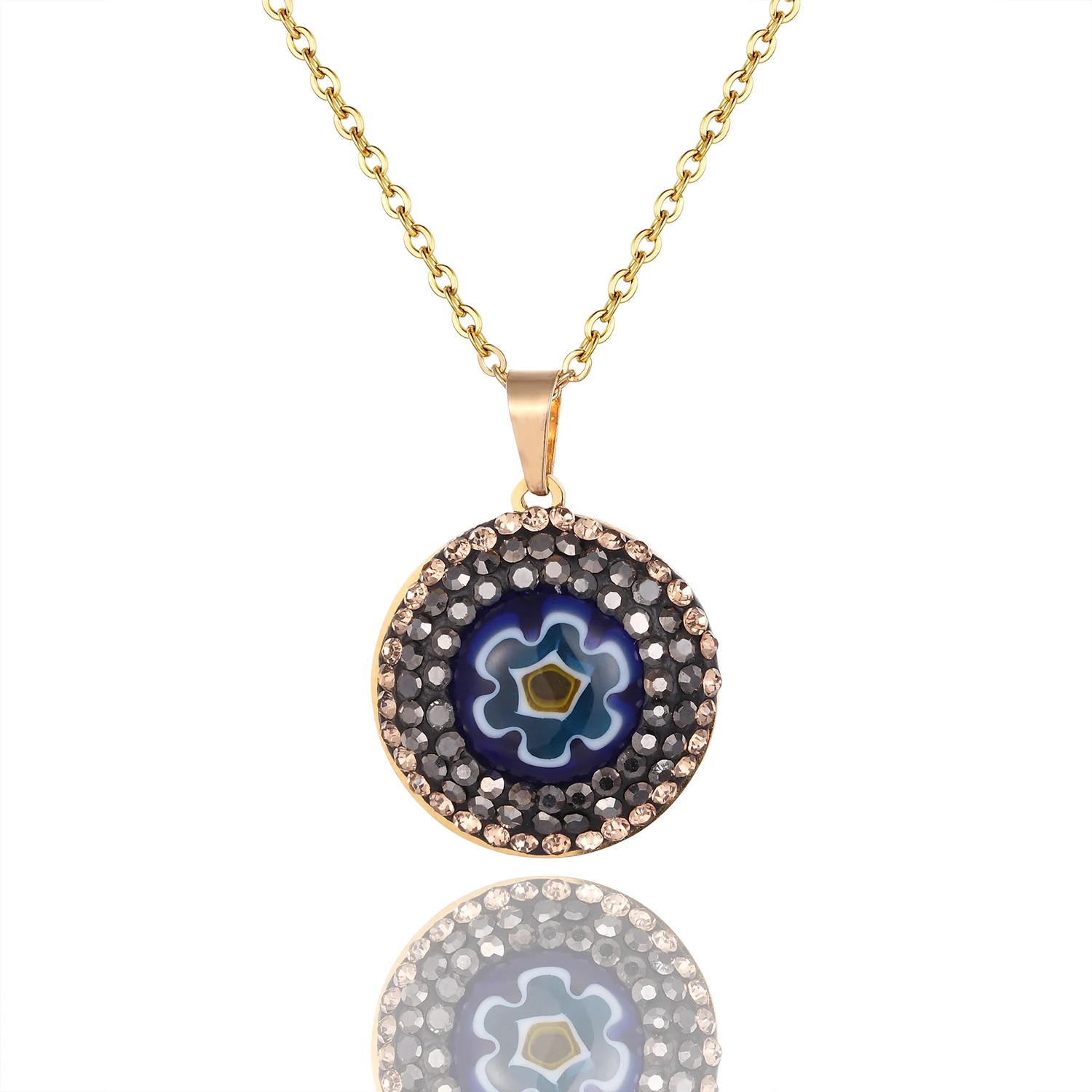 Роскошные свадебные украшения из стали золотистого цвета тигровый глаз для