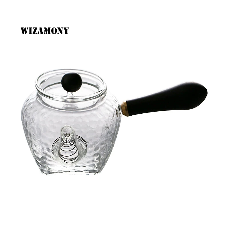 WIZAMONY высокое боросиликатное стекло высокая термостойкость оба сита для чая