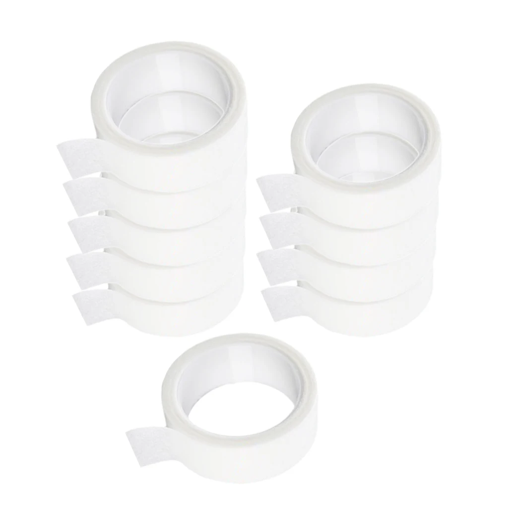 10 Packs 5 Yard Eyelash Grafting Tape Breathable Lashes Curling Perming Gauze | Красота и здоровье