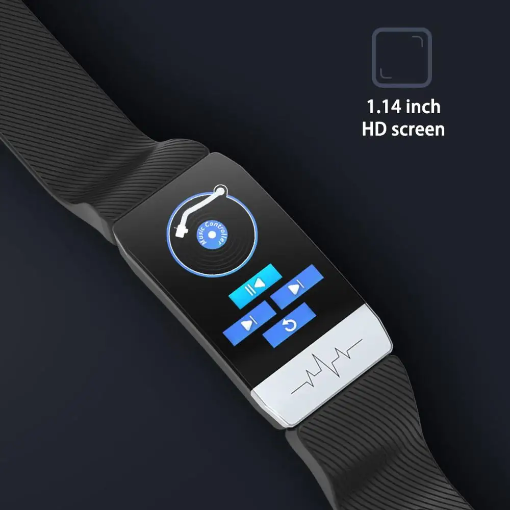 Q1S фитнес трекер ЭКГ + PPG водонепроницаемый монитор сердечного ритма Смарт