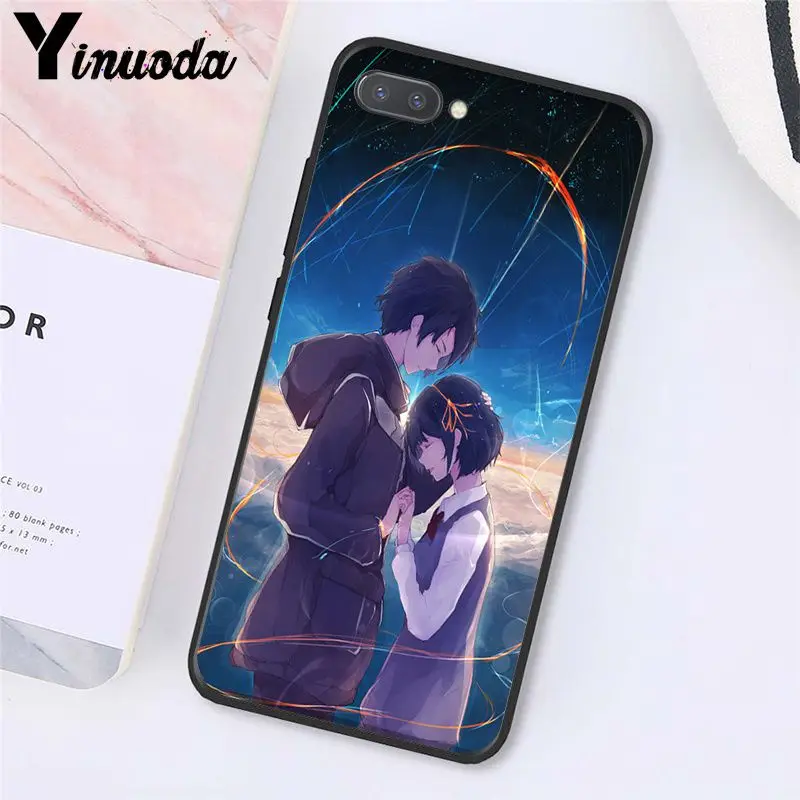 Yinuoda кимононава ваше имя чехол для телефона с японским аниме Huawei Honor 8X 9 10 20 Lite 7A 5A 7C