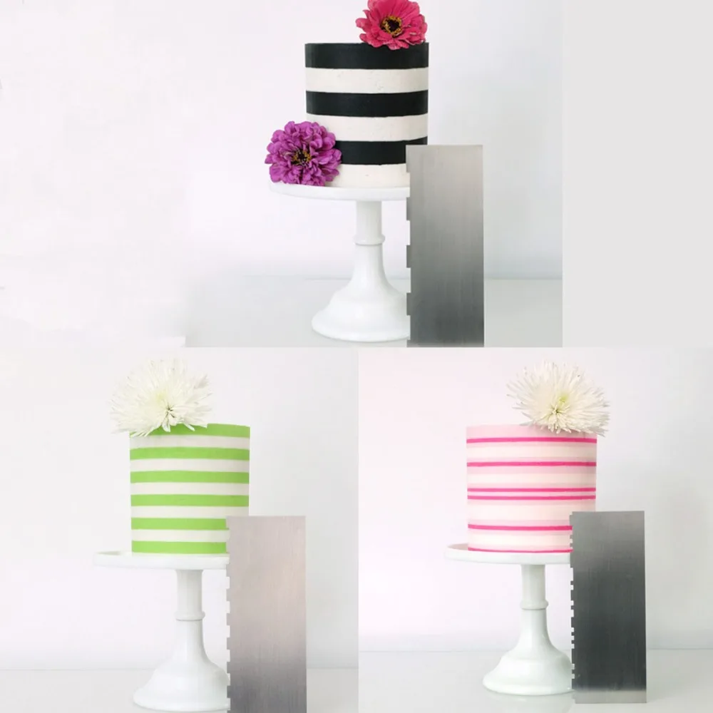 Yueyue Sugarcraft 3 шт. в одном наборе скребок для торта инструменты для украшения торта помадка инструменты для украшения торта sugarcraft