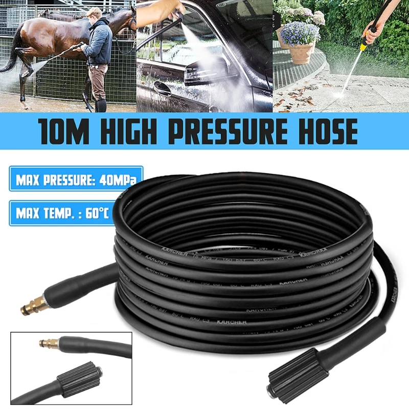 

6~10m High Pressure Water Cleaning Hose Pipe Cord Pressure Washer Hose Car Wash
