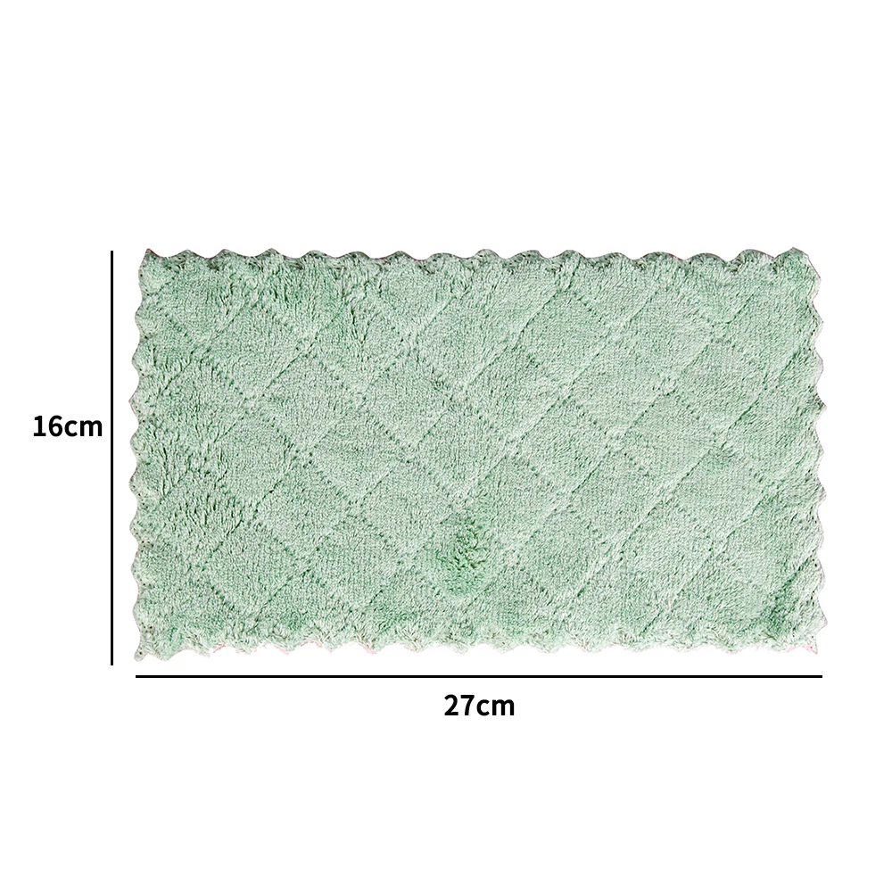 8pcs Home Super Absorbent Microfiber Towels Kitchen Thicker Wipe Dish Cloth for Cleaning Table Tableware Clean Towel | Дом и сад