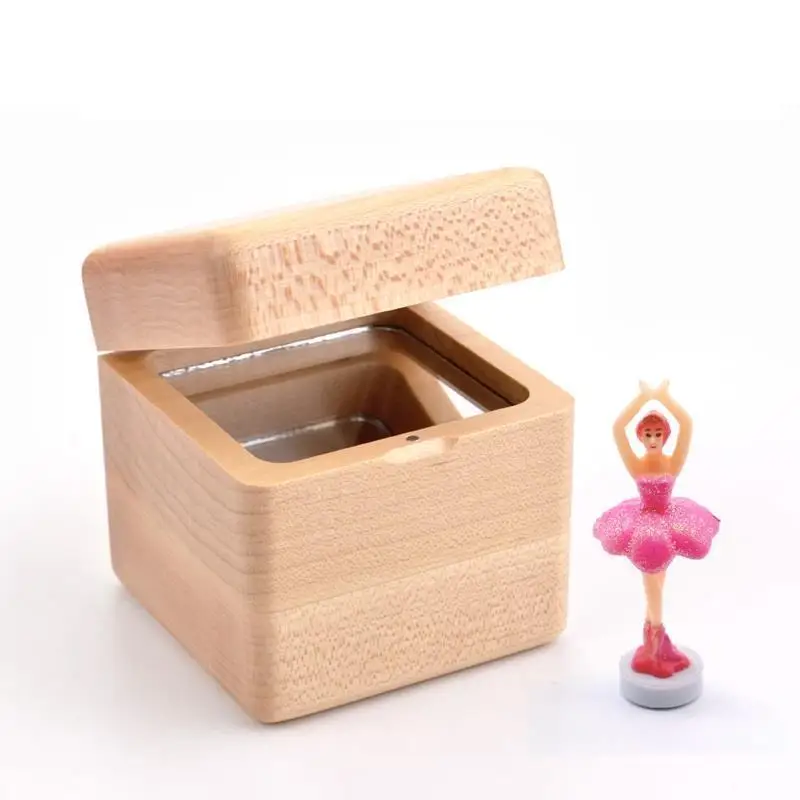

Ballerina Madera Gift Muziekdoos Muziekdoosje Home Decoration Accessories Note Wood Musical caja De Musica Carousel Music Box