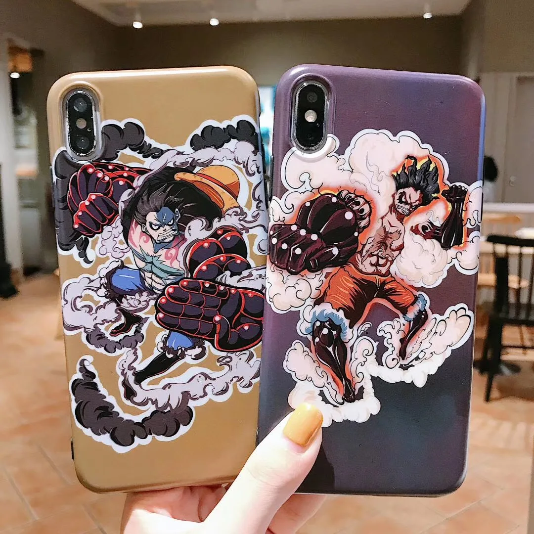 One Piece Luffy Level 5 orangutan case for iphone 7 8 s 6 plus X XS Max Xr japan anime kemp Scrub IMD phone cover coque fundas |