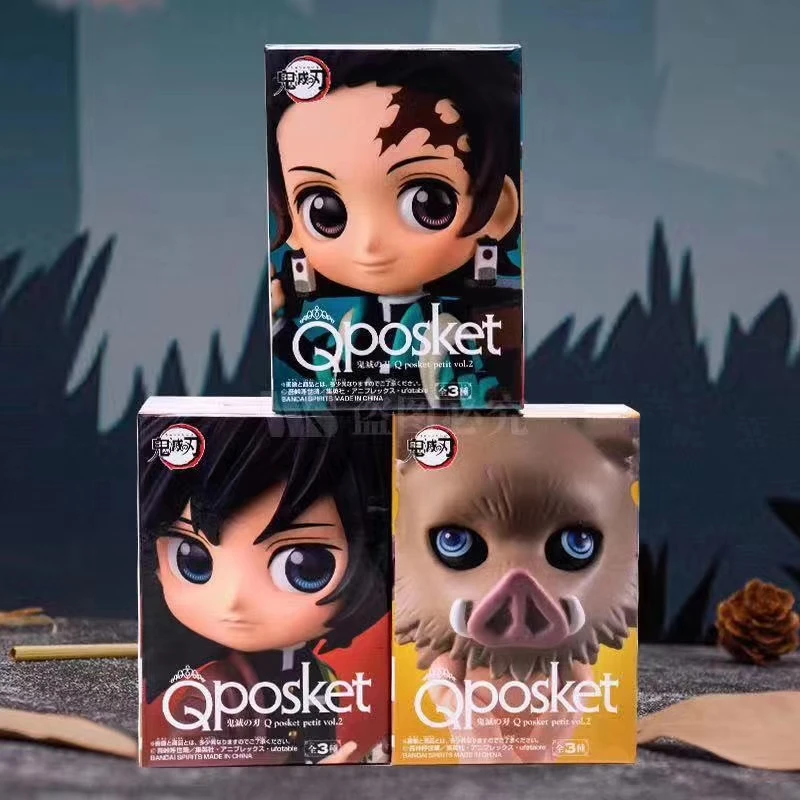 Qposket Anime Demon Slayer: Kimetsu no Yaiba Cute Action Figure Collectible Models Toys |