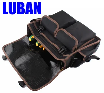 

Холщовая Сумка для инструментов, наборы для ремонта электрика, многофункциональная сумка для инструментов на вторичном рынке, ткань Оксфор...