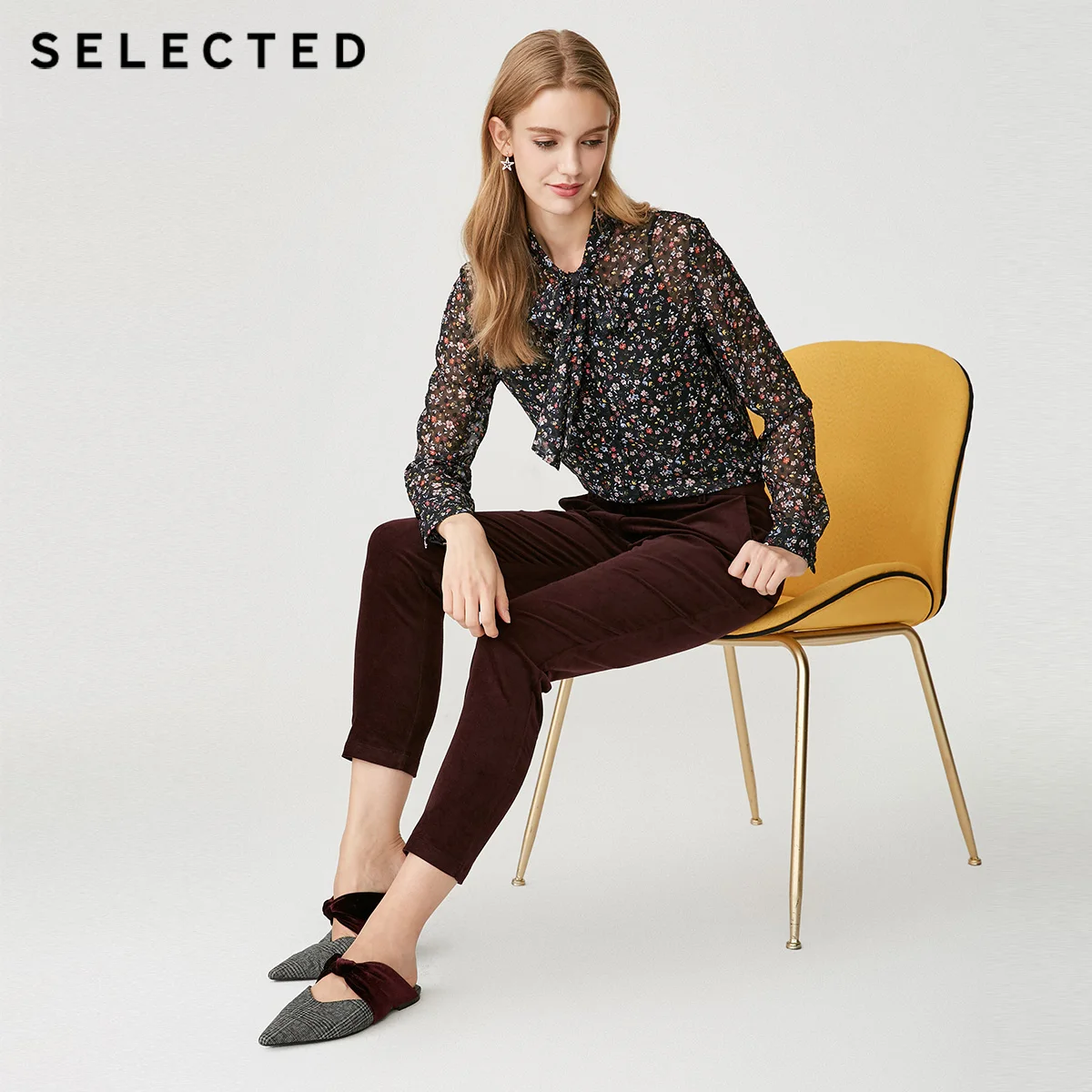 Выбранные Для женщин Slim Fit Тонкие вельветовые облегающие ногу Повседневное штаны S | 418414522