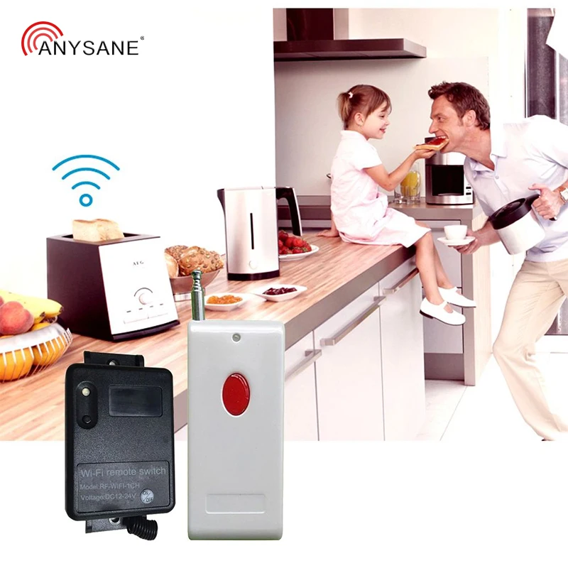 ANYSANE беспроводной Wifi Пульт дистанционного управления DC12-24V Rf 433 МГц умный пульт