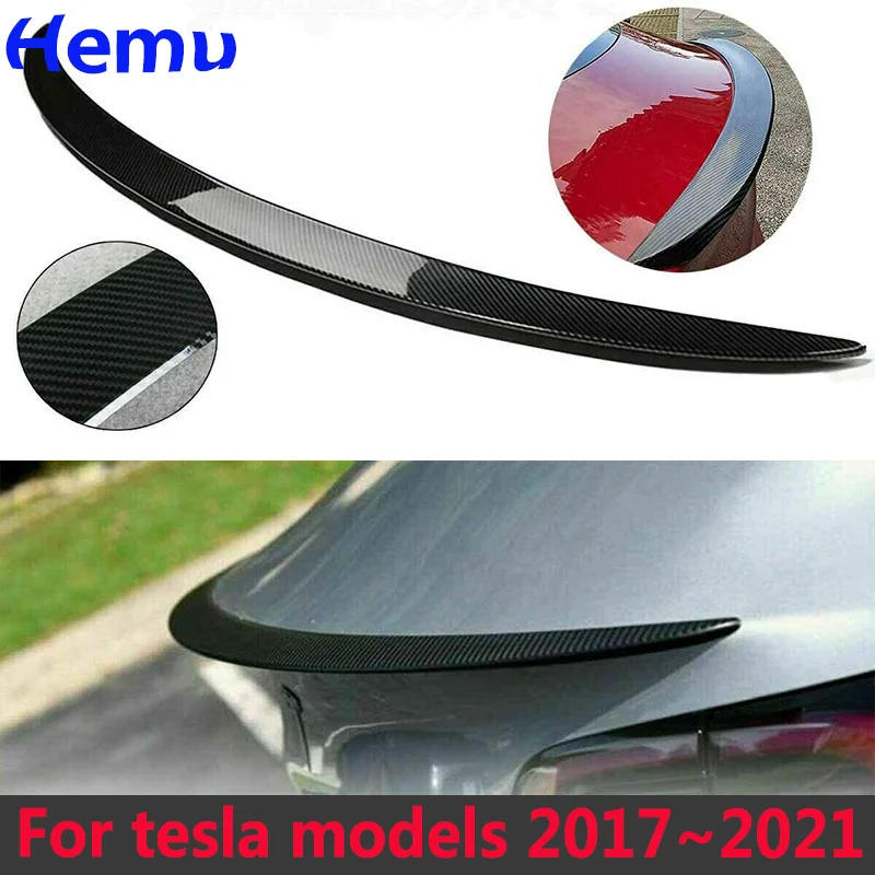 

Подходит для tesla Tesla model3 y высокопроизводительная Версия P оригинального автомобильного аксессуара для модификации крыльев хвоста из углеро...