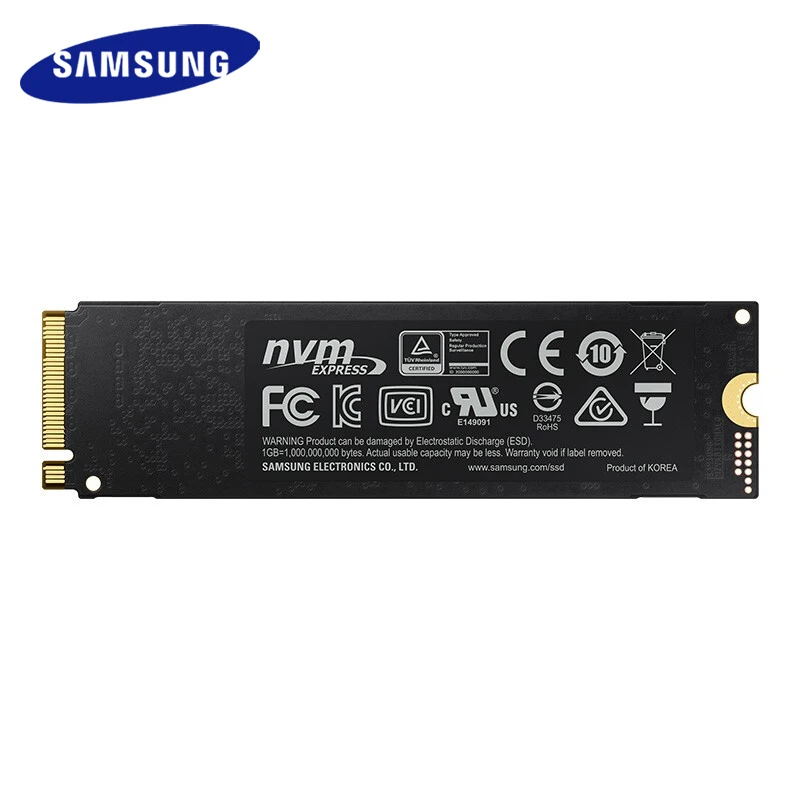 SAMSUNG SSD M.2 1TB 970 EVO Plus 500G 250G HD NVMe Hard Drive HDD Disk M2 2280 Internal Solid State for Laptop | Компьютеры и офис