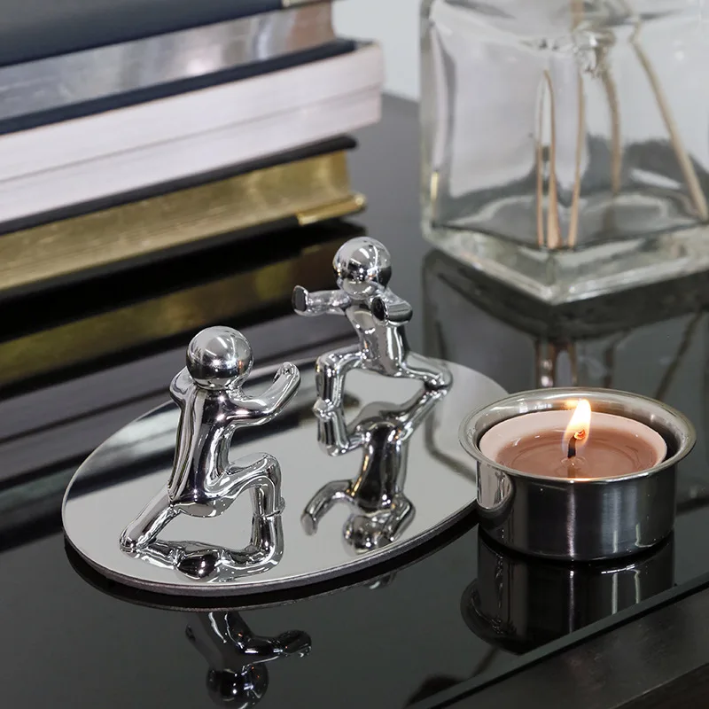 Новый дизайн подсвечник Candelabros Нержавеющая сталь свадьба гостиничном номере