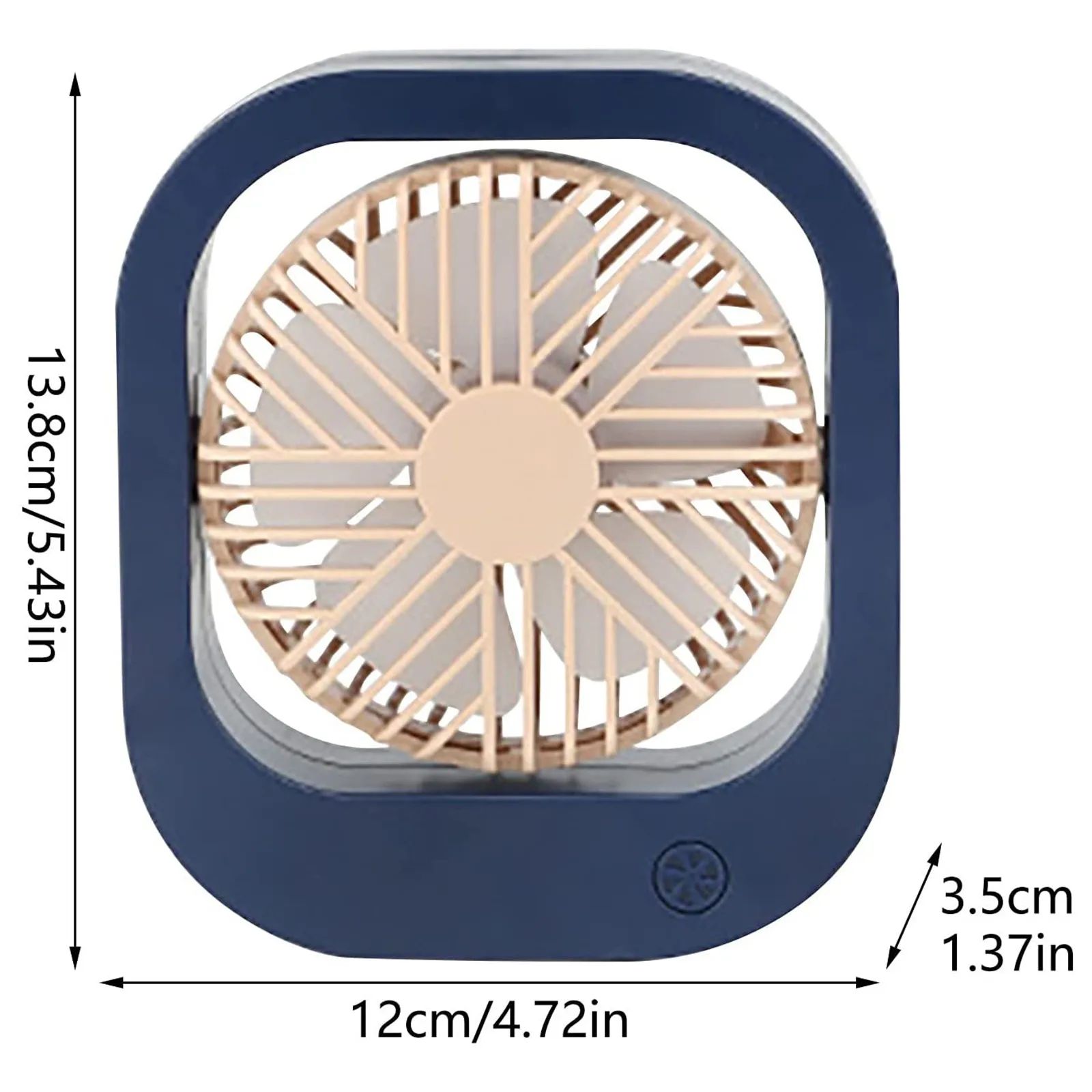 

Small Table Fan Metal USB Fan Mini High Velocity Personal Fan for Desk Office Desktop Bedroom Sleeping Home Strong Cooling wind