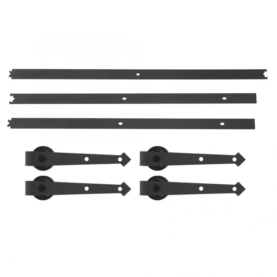 8 футов раздвижные сарай рельсы двойная дверь сплайсинга стрелы типа из