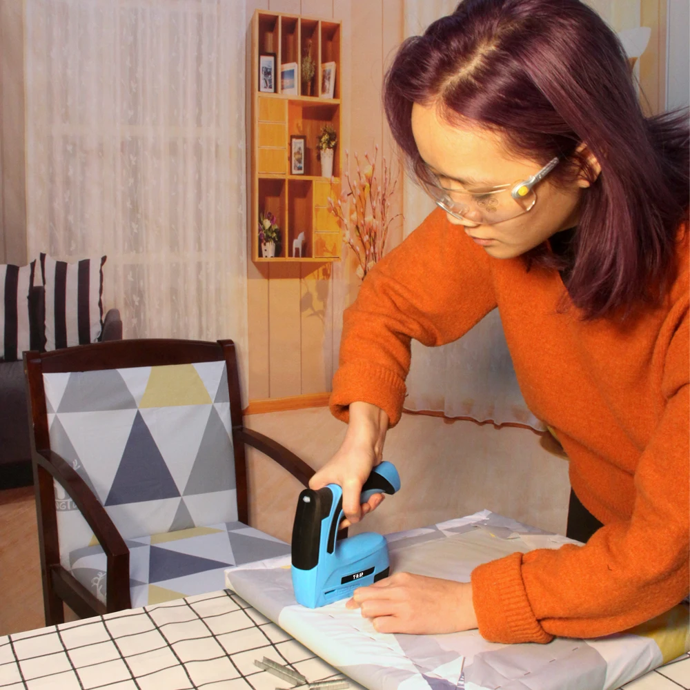 Степлер 3 6 в 2000 мАч с литиевой батареей беспроводной степлер 1000 шт. скоб и гвоздей