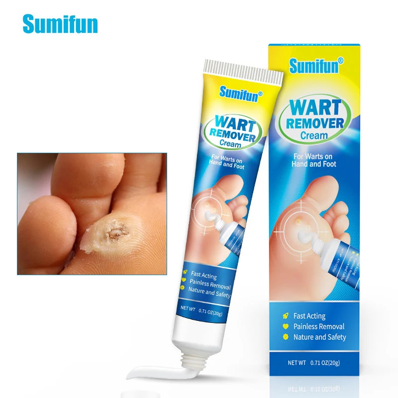 

1Box Skin Warts Remover Cream Face Body Tags Remover Herbal Ointment Foot Corn Antibacterial Plaster Skin Care