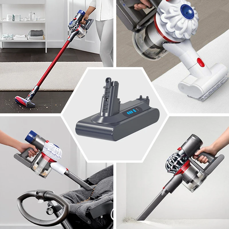 Аккумуляторная батарея для пылесоса Dyson V10 Animal Absolute 21 6 в 5 А/ч 9800 мА/ч | Электроника