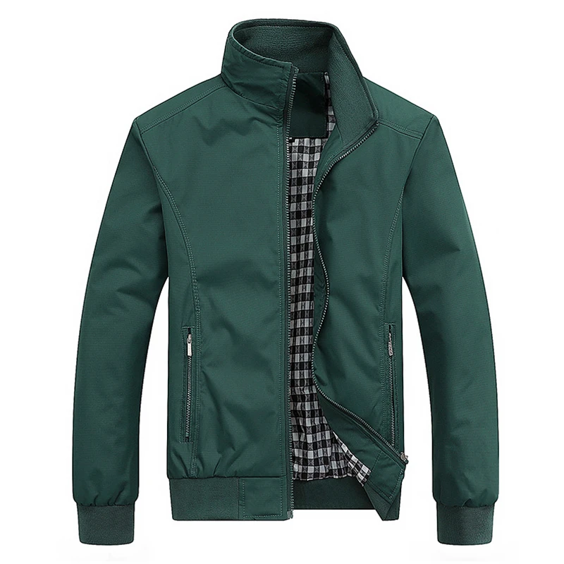 

Spring New Men's Bomber Zipper Jacket Male Casual Streetwear Hip Hop Slim Fit Pilot Coat Men Clothing Plus Size 4XL 5XL 6XL