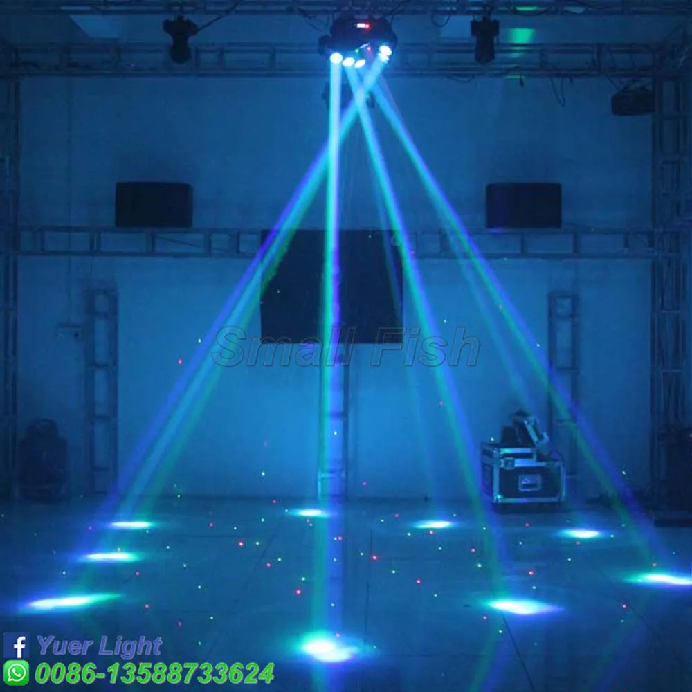 2 шт. 9X10W RGBW 4в1 LED движущаяся голова Паук свет 15/45 CH DMX сценический