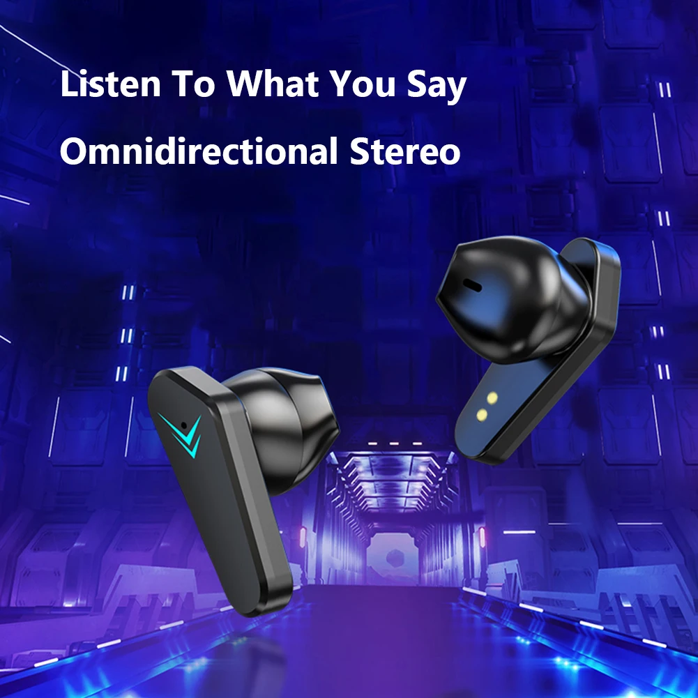 X15 Bluetooth-compatible 5.0 Gaming Earbuds Low Latency True Wireless Stereo Headphones Noise Cancelling Headsets | Электроника