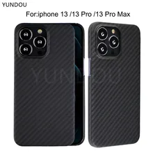 Kevlar Anti-fall carbon fiber case For iphone 13 Pro Max Aramid fiber armor materials Ultra-thin for iphone 13 Minimalist case