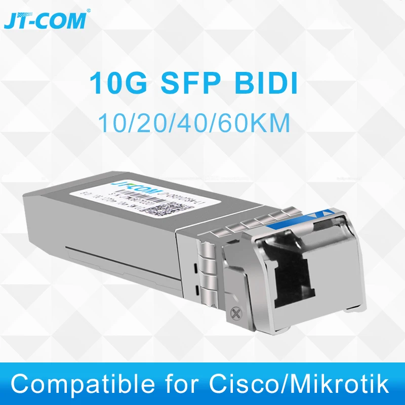 10G BIDI 10/20/40 км sfp-модуль SM LC 1270/1330nm гигабитный однопользовательский одноволоконный оптический трансивер совместим с Cisco переключатель