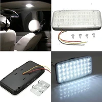 car universal 36 led car interior lights 12v white bar lamp roof boat caravan dome reading light indoor ceiling lamp auto roof
