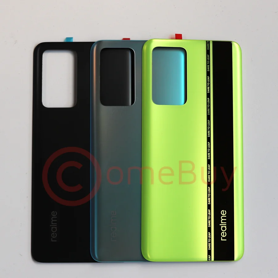 original new 6 62for realme gt neo2 battery cover back glass panel neo 2 rear door housing casecamera glass lens replacement free global shipping
