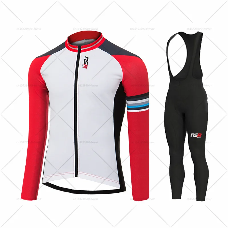 

2022, корейский комплект велосипедной одежды NSR, Весенняя быстросохнущая женская форма с длинным рукавом, трикотажная одежда для горных велос...
