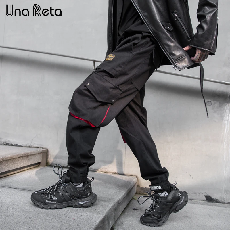 Штаны Una Reta мужские Осень зима новые Беговые брюки в повседневном стиле штаны хип